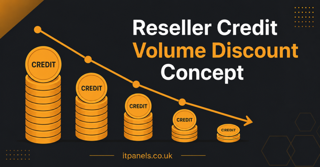 Reseller Credit Volume Discount Concept