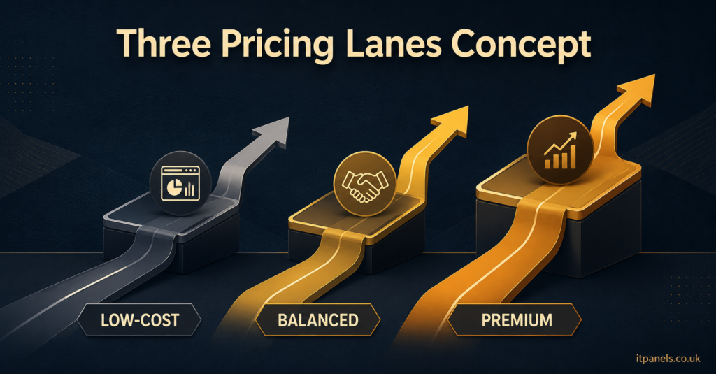 Three Pricing Lanes Concept