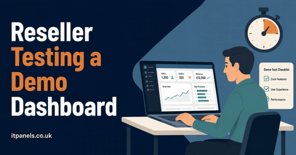 Reseller Testing a Demo Dashboard