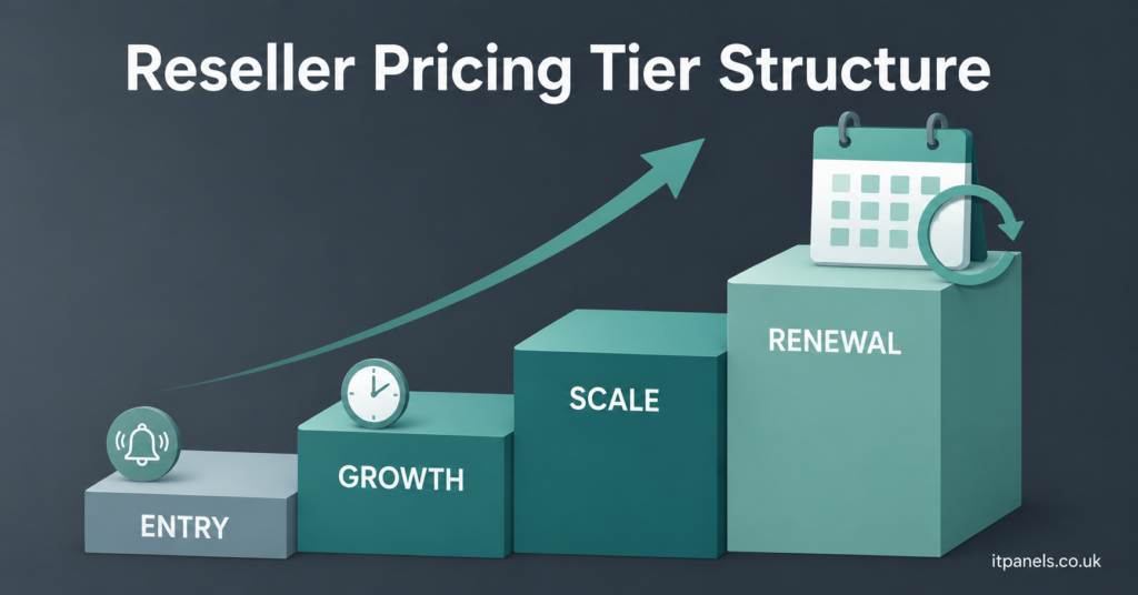 Reseller Pricing Tier Structure Illustration