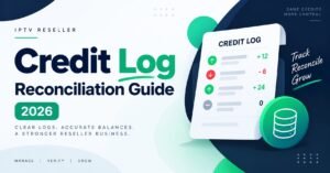 IPTV Reseller Credit Log