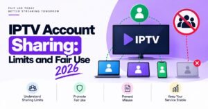 IPTV Reseller Account Sharing