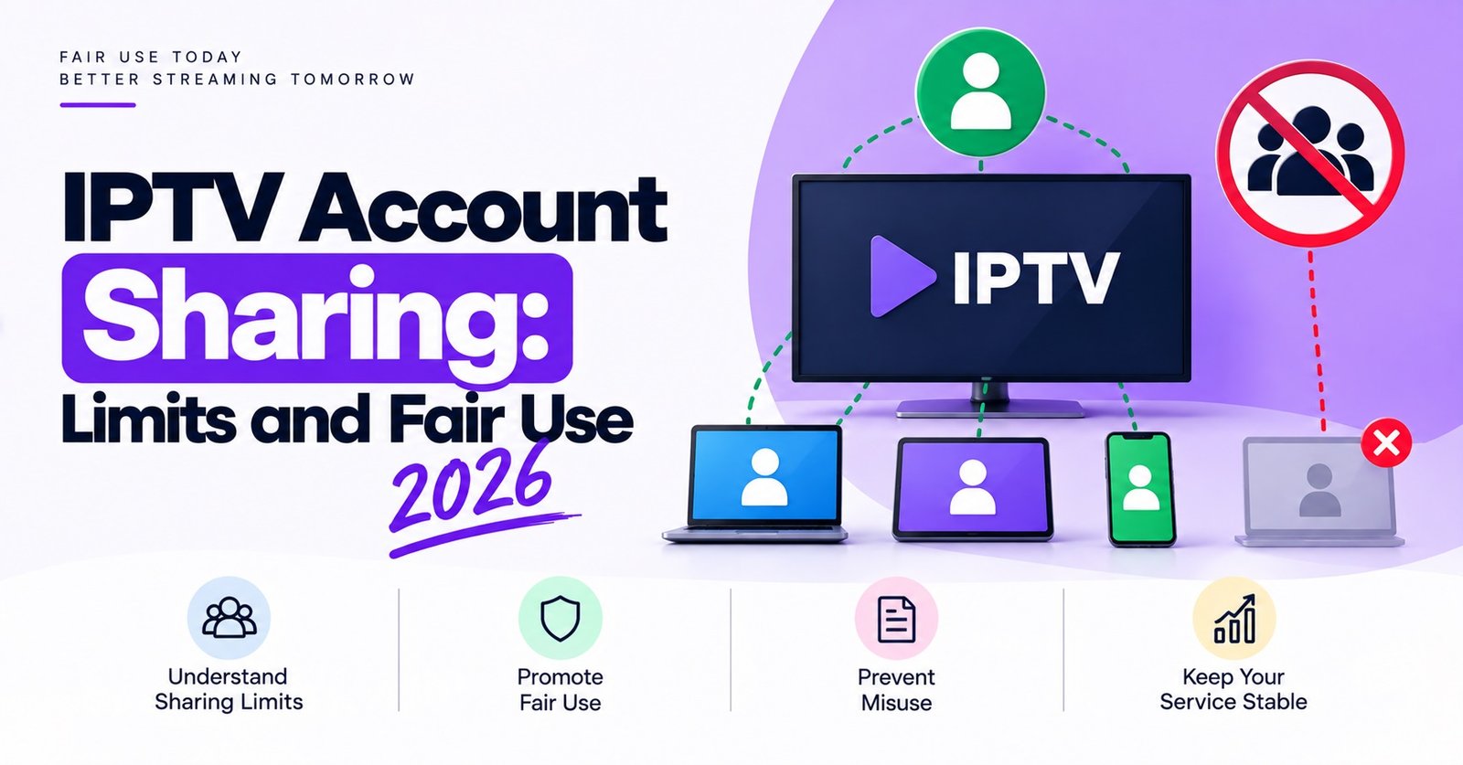 IPTV Reseller Account Sharing