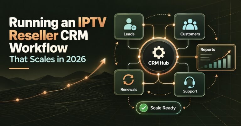 IPTV Reseller CRM