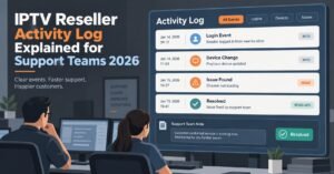 IPTV Reseller Activity Log