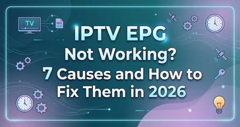 IPTV EPG Not Working