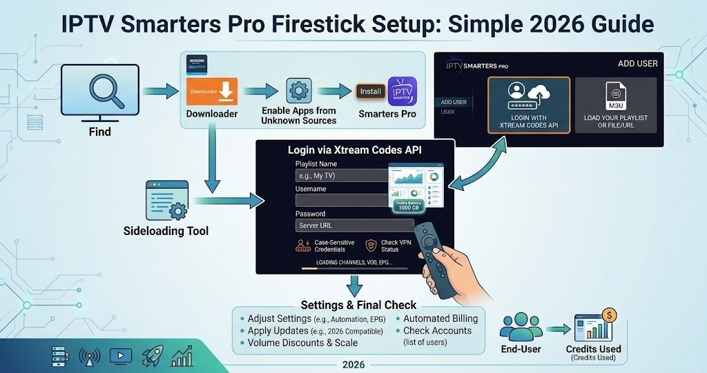 IPTV Smarters Pro Firestick Setup