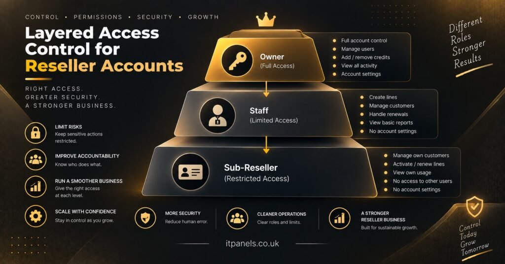 Layered Access Control for Reseller Accounts