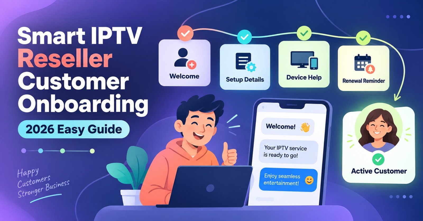 IPTV Reseller Customer Onboarding