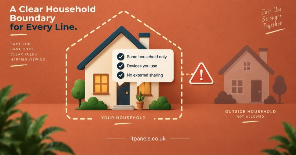 A Clear Household Boundary for Every Line