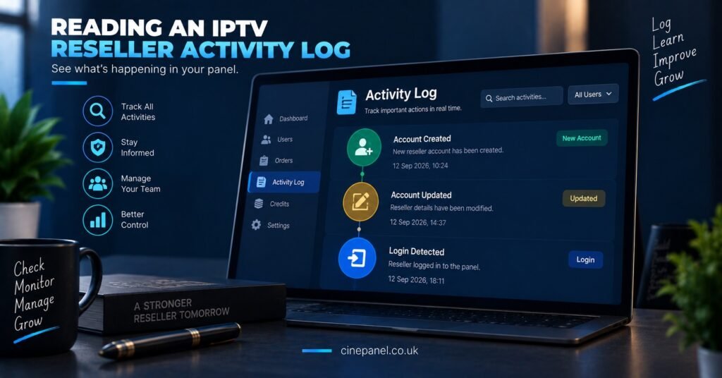 Reading an IPTV Reseller Activity Log
