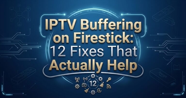 IPTV Buffering on Firestick