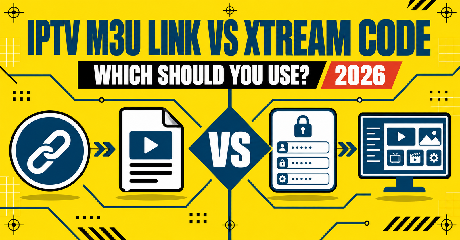 IPTV M3U Link vs Xtream Code