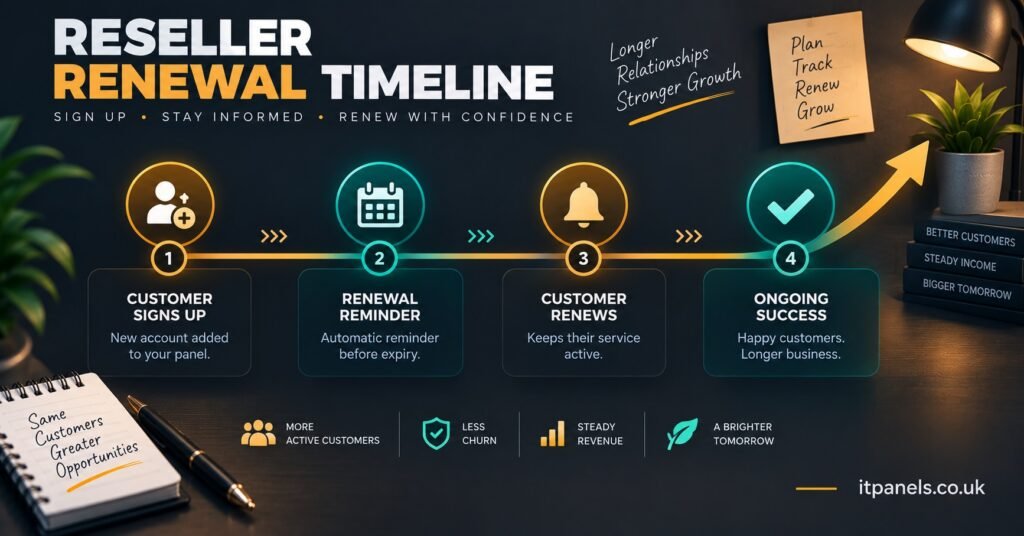 Reseller Renewal Timeline Illustration